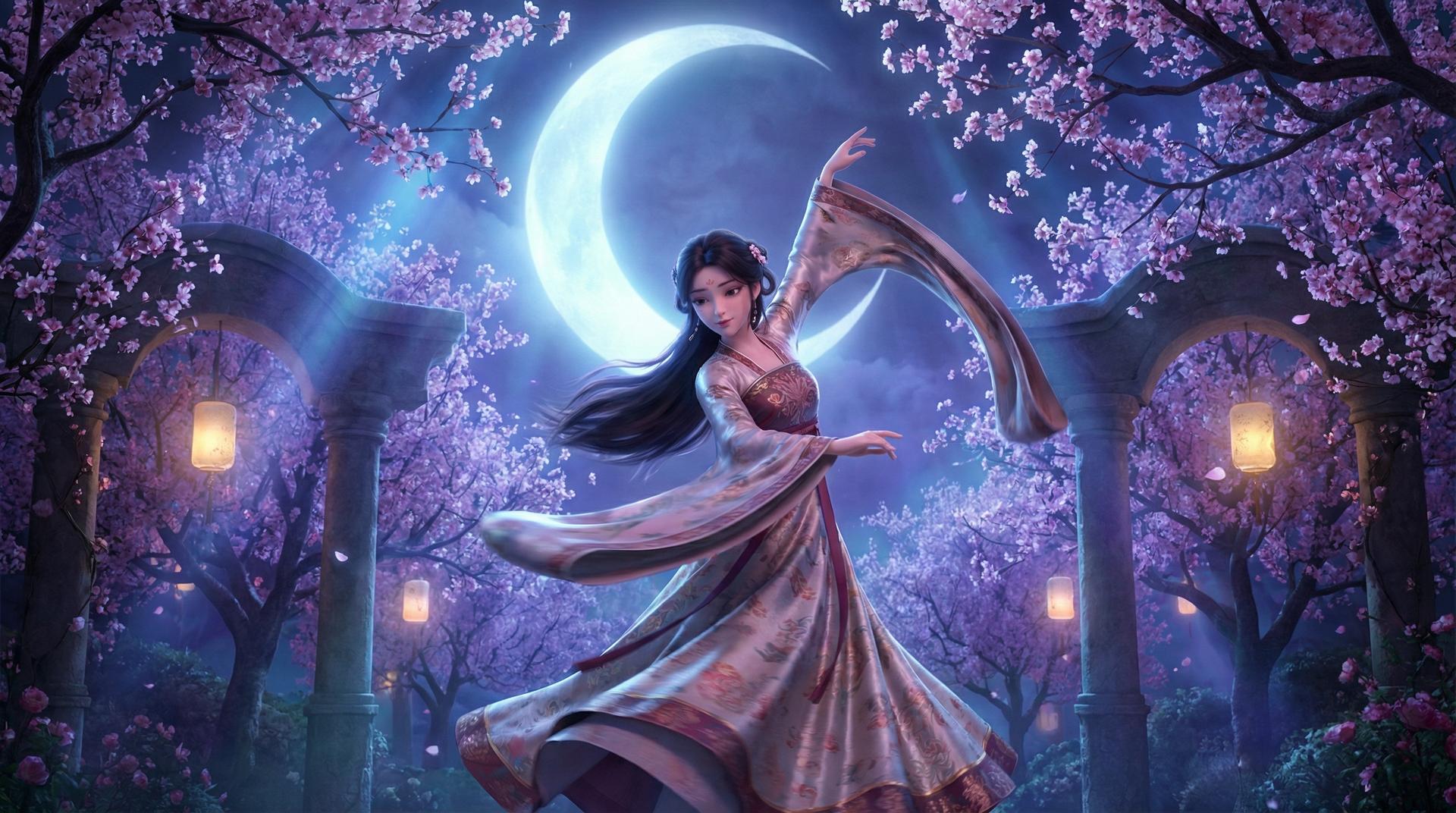 高清3D动漫原创影视-月下仙舞视频